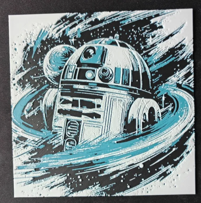 R2D2 StarWars Hueforge