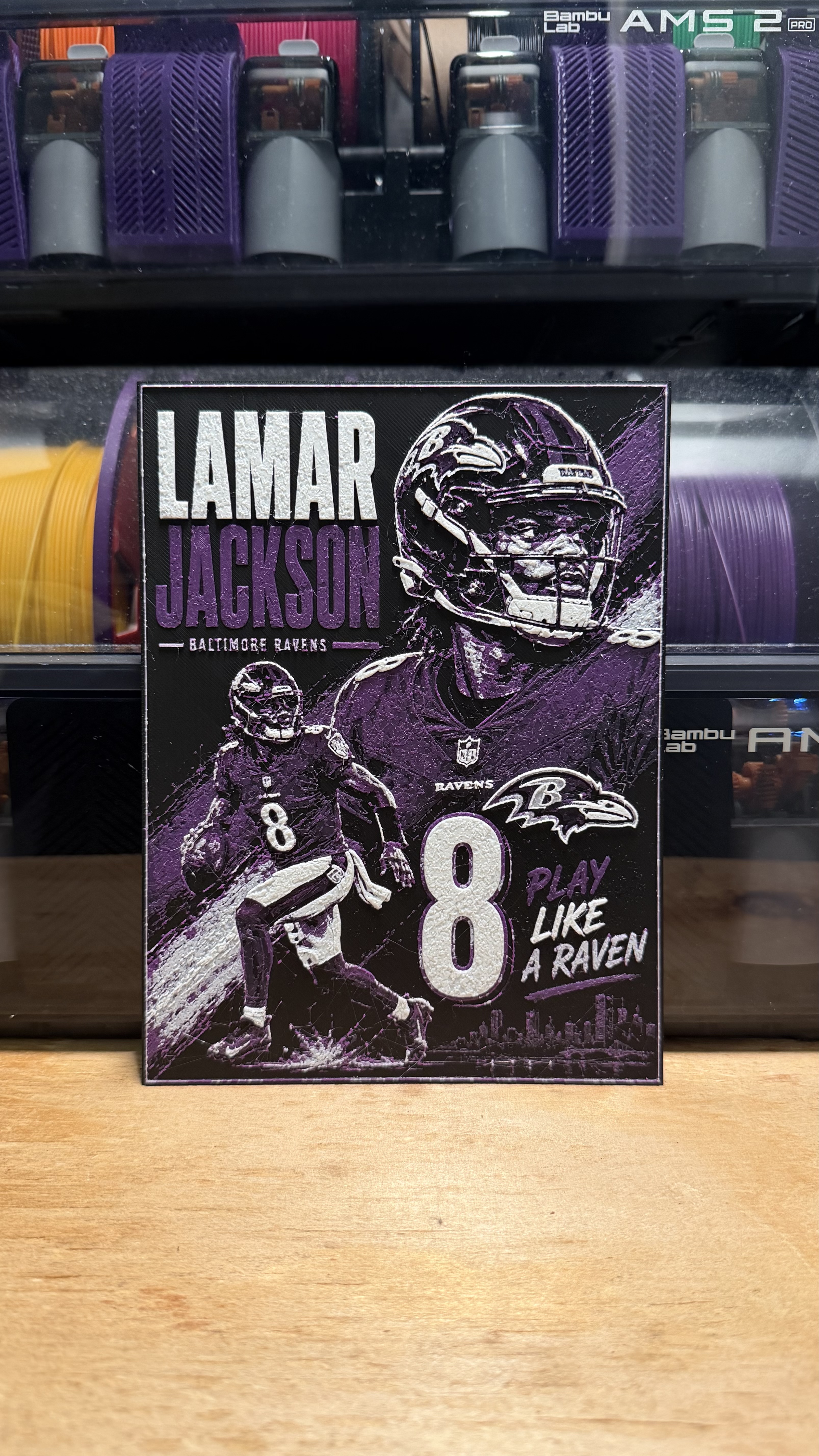 Lamar Jackson Poster HueForge