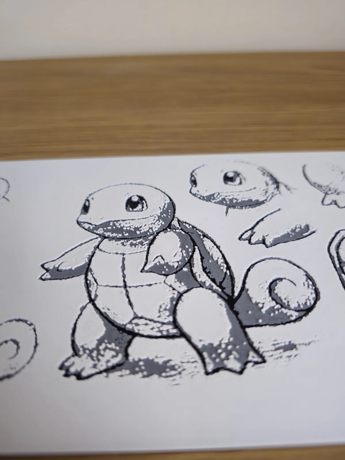 Squirtle field sketch (Kromacut)