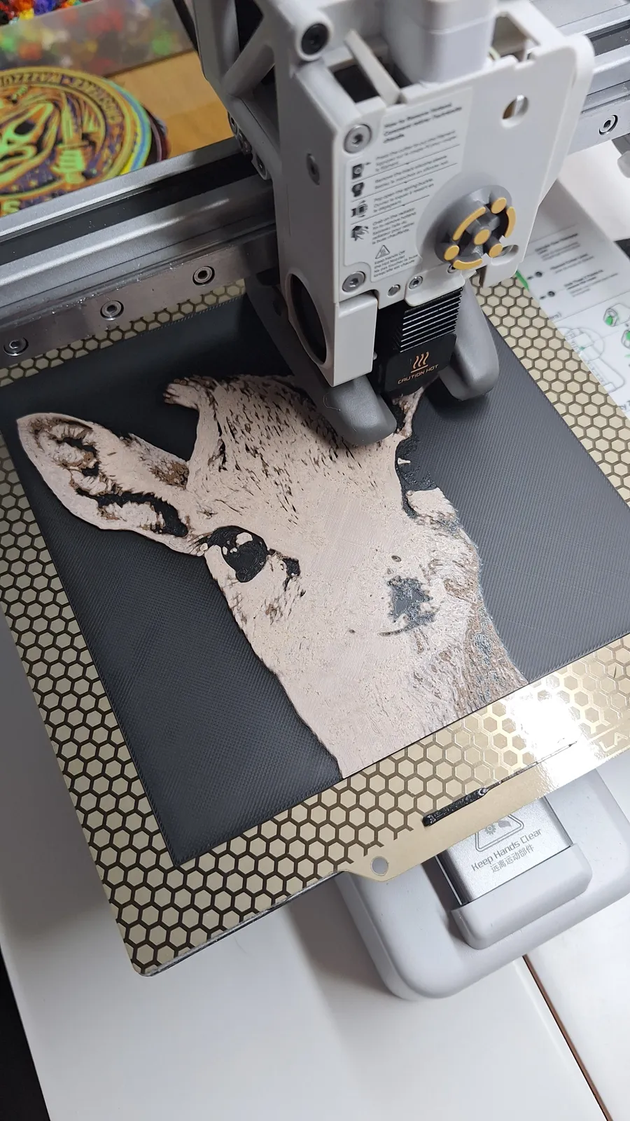 Smiley Deer - Hueforge