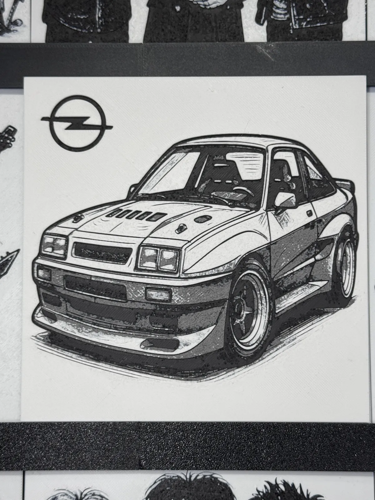 Hue Forge Karikatur – Opel Manta