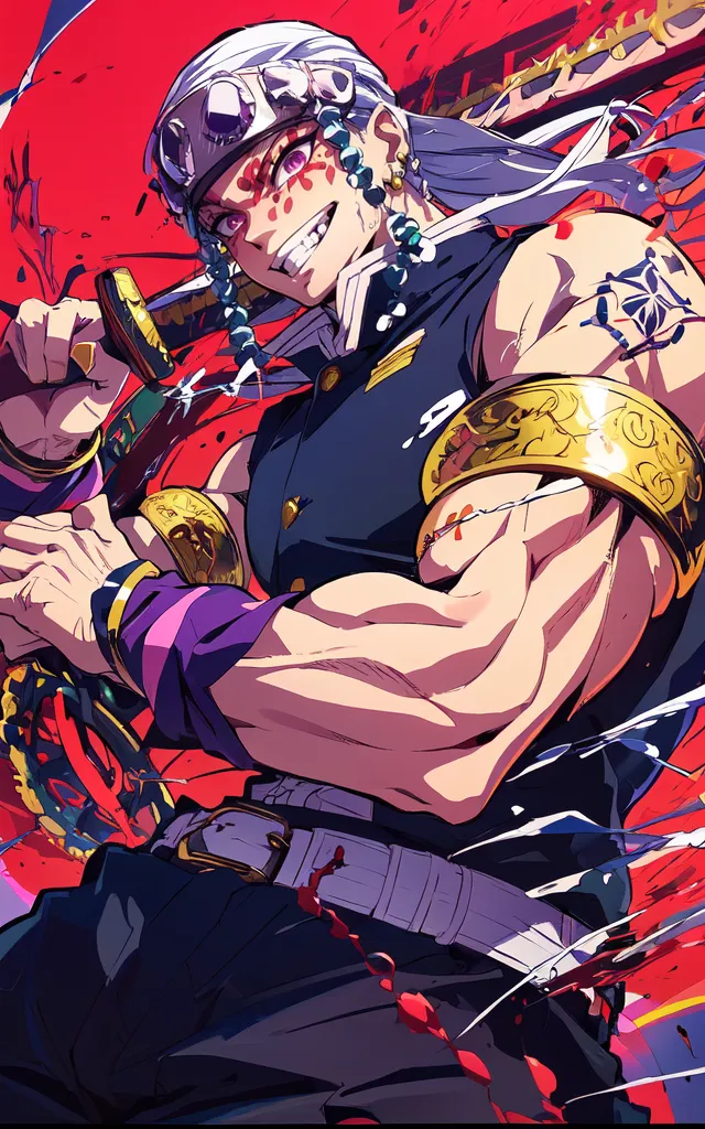 Tengen Uzui Ai Art Hue Forge