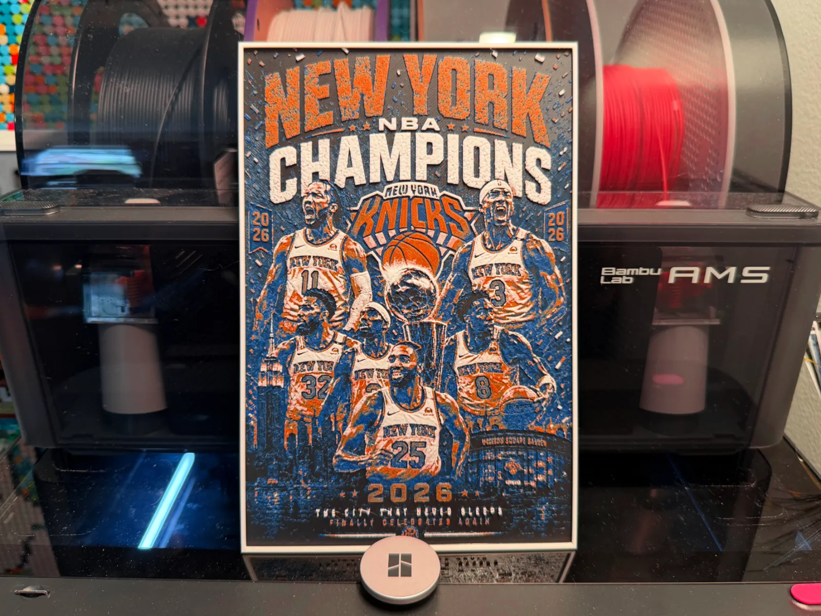 Knicks 2026 NBA Champions HueForge