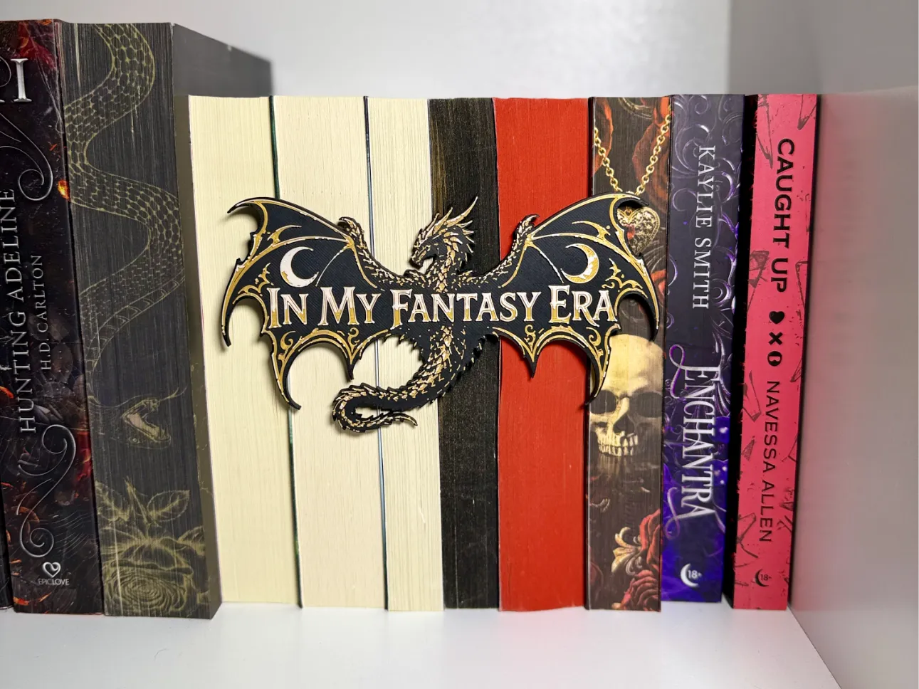 Fantasy Dragon Bookshelf Decor Booknook