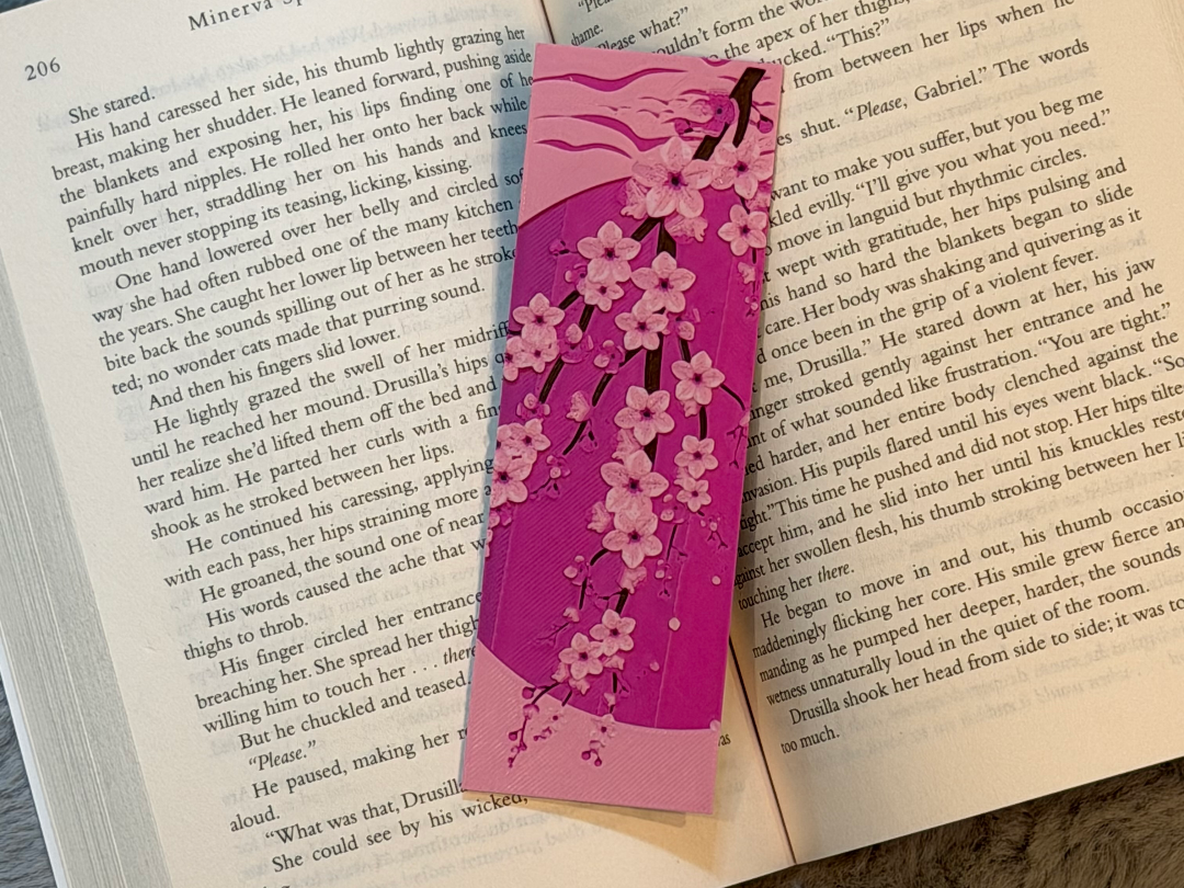 Cherry Blossom | HueForge Bookmark