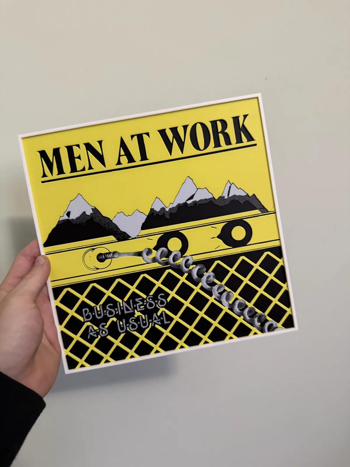 Men At Work album cover hueforge