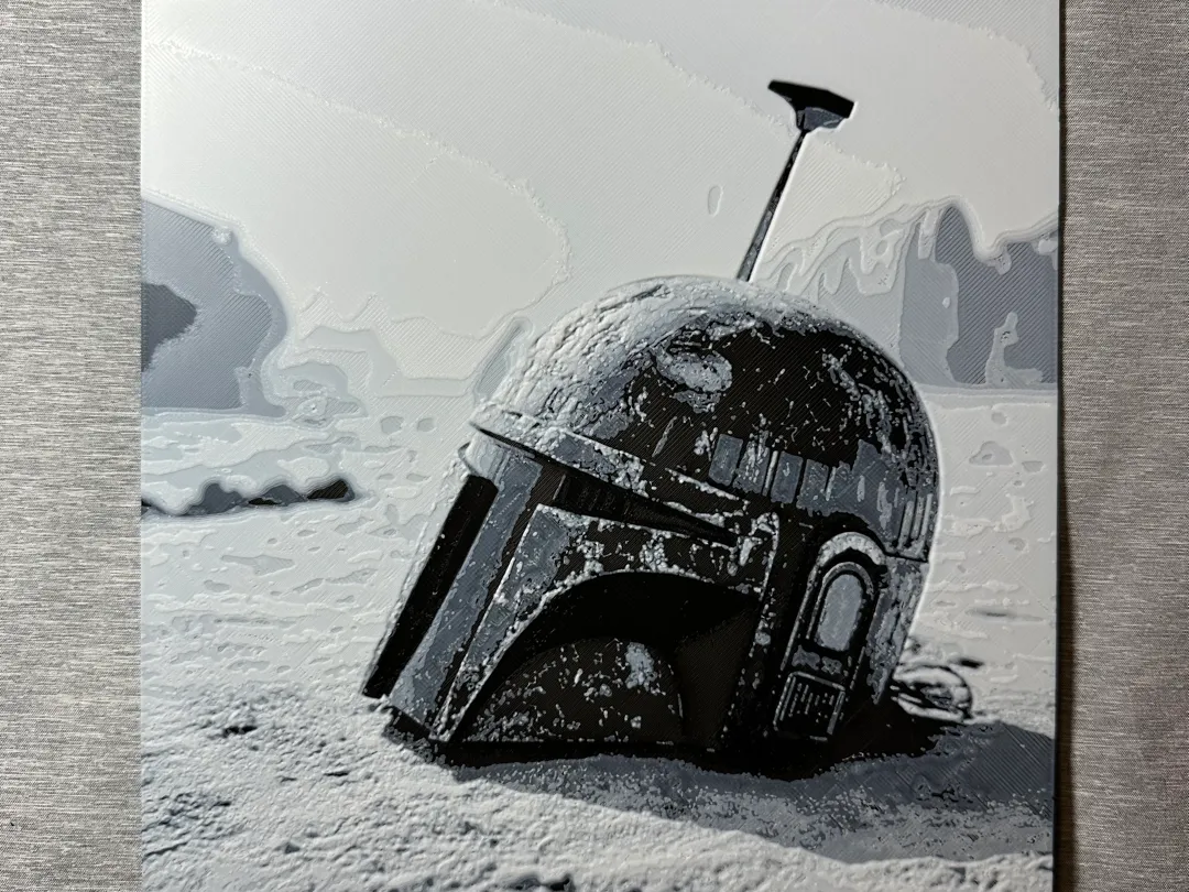 Boba Fett Helmet Hueforge