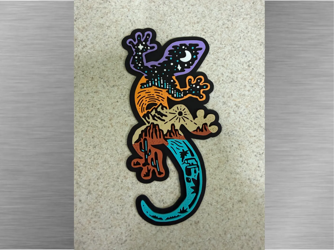 Tribal Lizard-Cutout