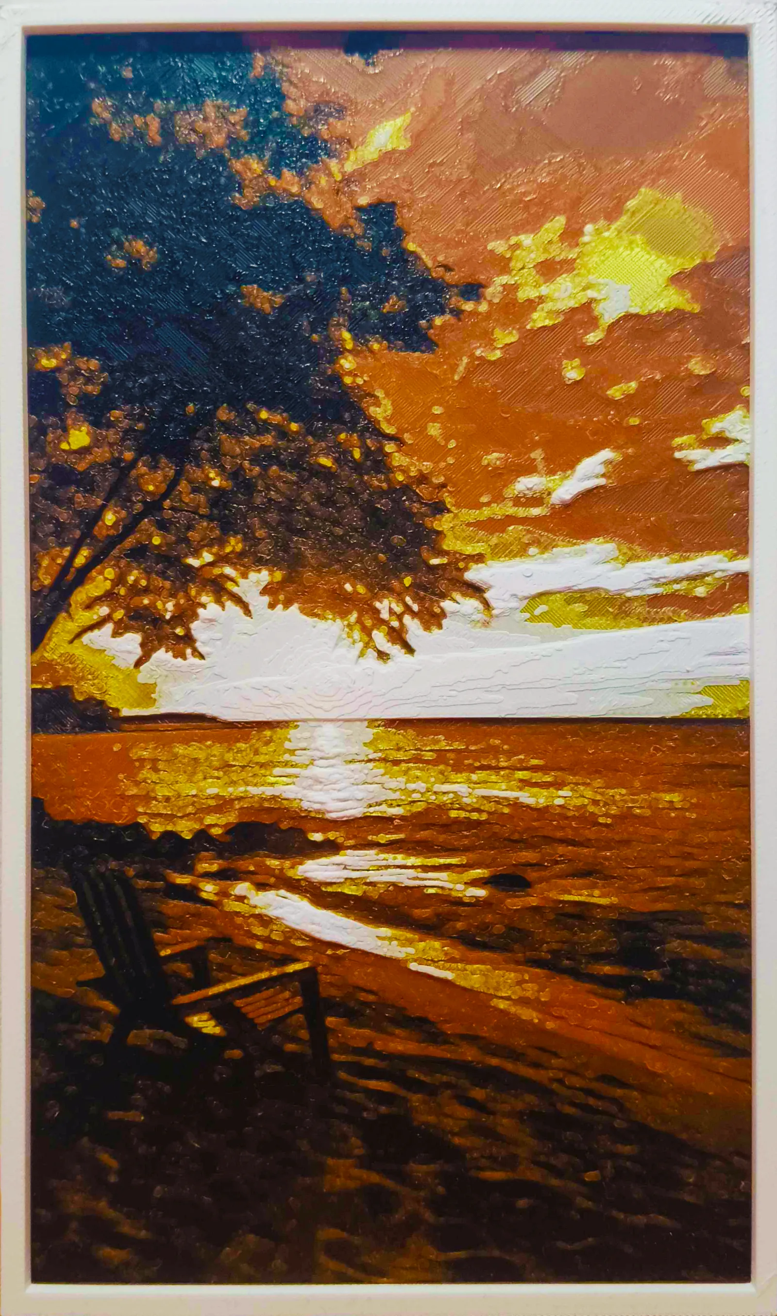 Spiaggia con tramonto Hueforge