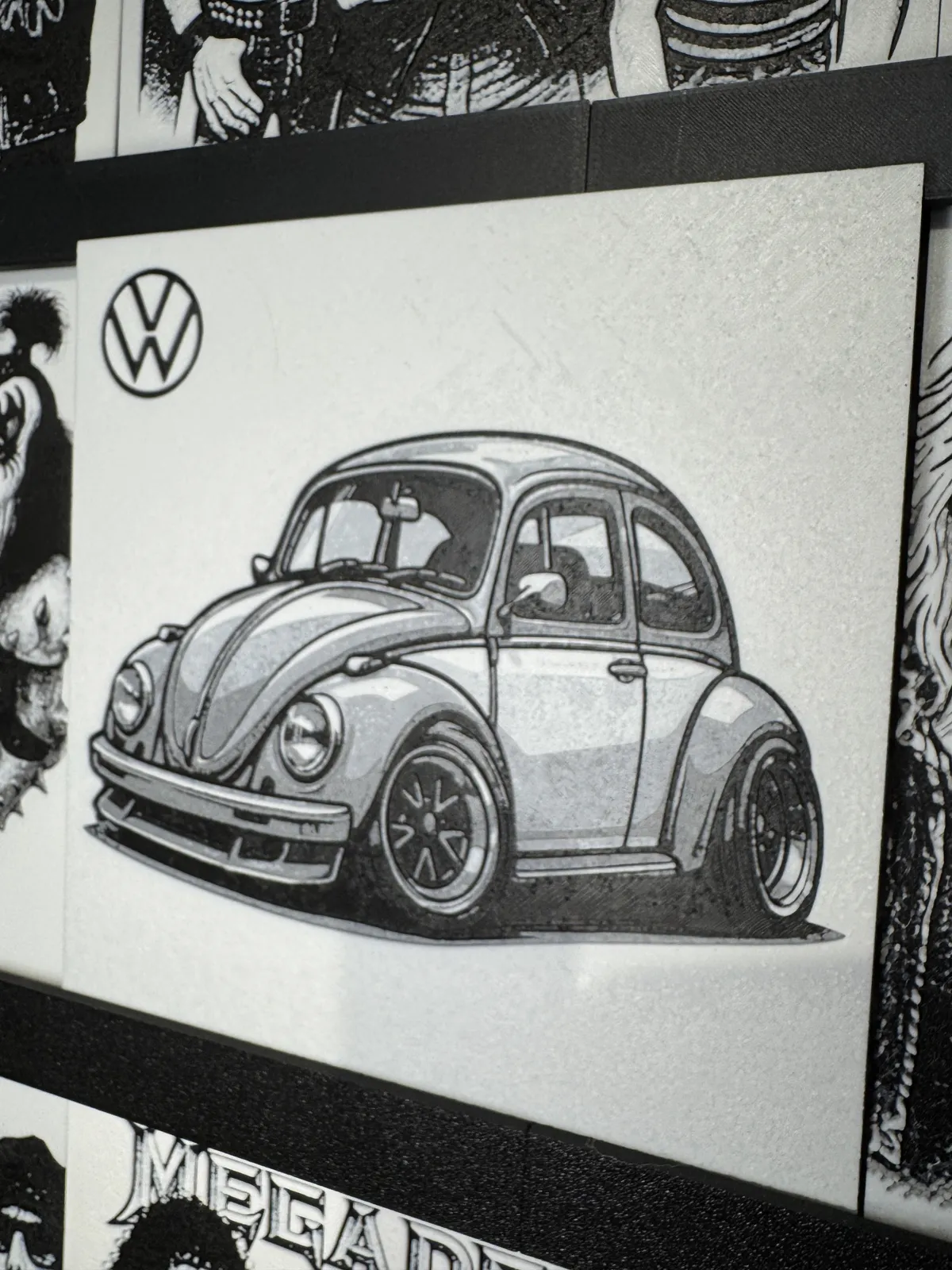 Hue Forge Karikatur VW Käfer