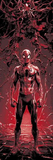 Set of 3 Fan Art Bookmarks - Marvel's Spiderman Portraits - Hueforge art