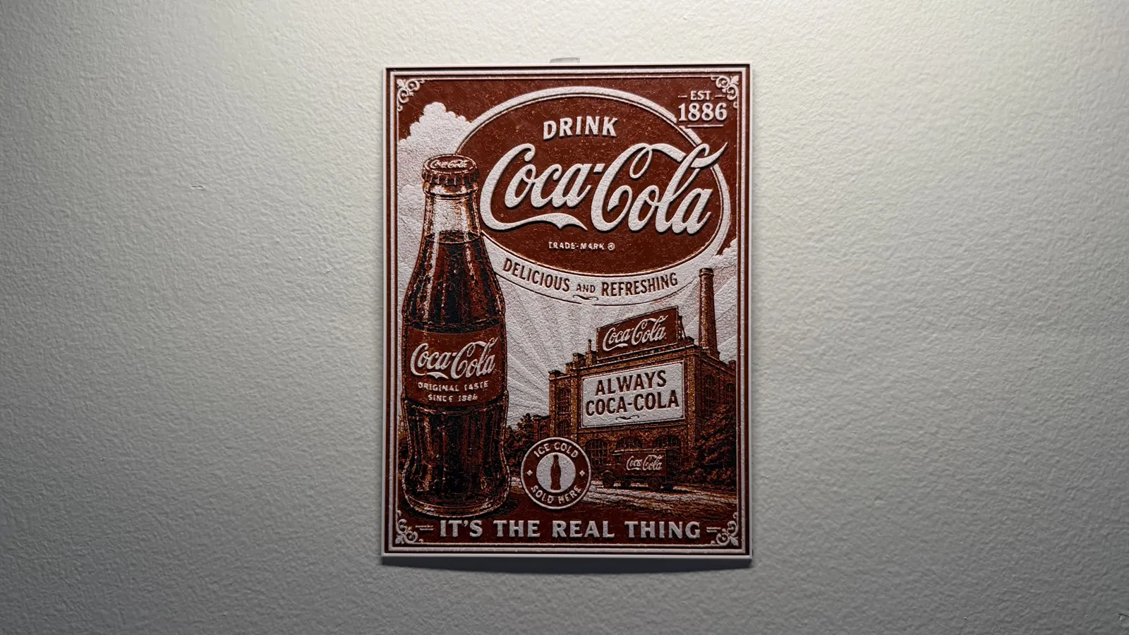 CocaCola Poster Style HueForge