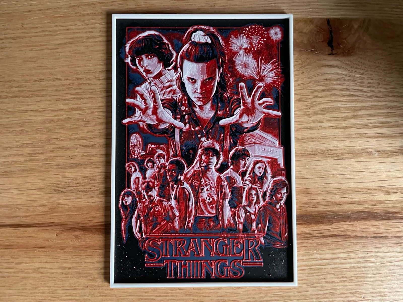Stranger Things (2016) Hueforge Series Poster