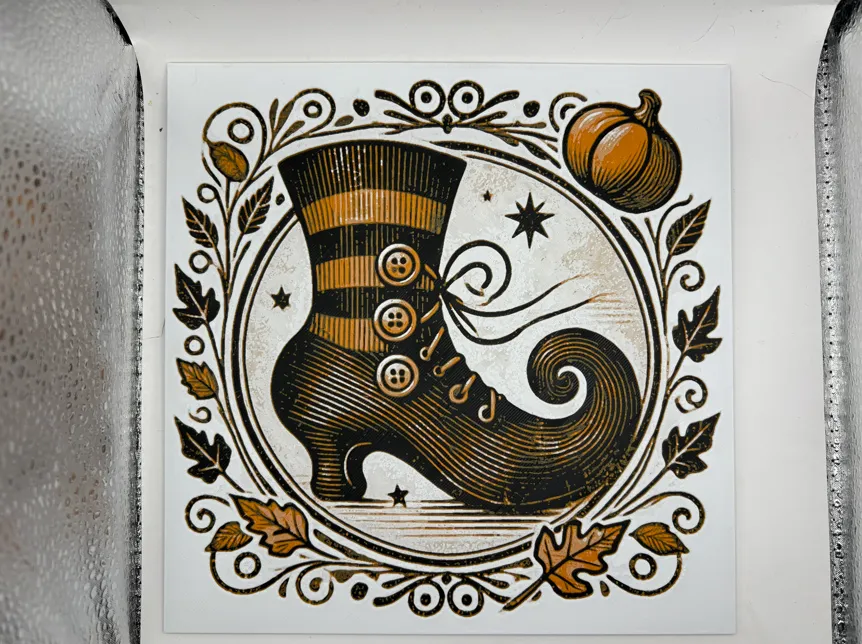 Witch’s Boot - Halloween Hueforge
