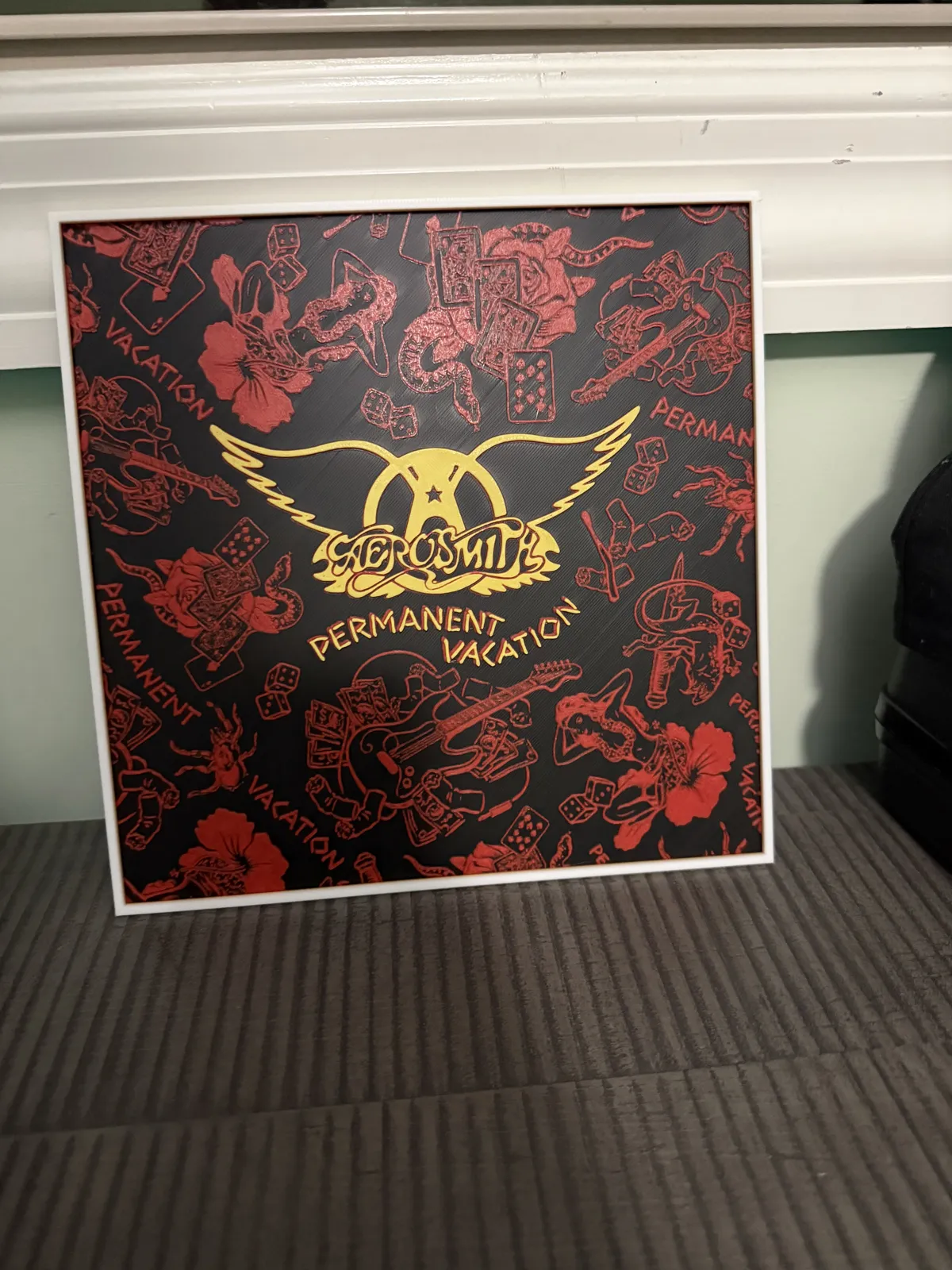 Aerosmith Permanent Vacation album cover hueforge