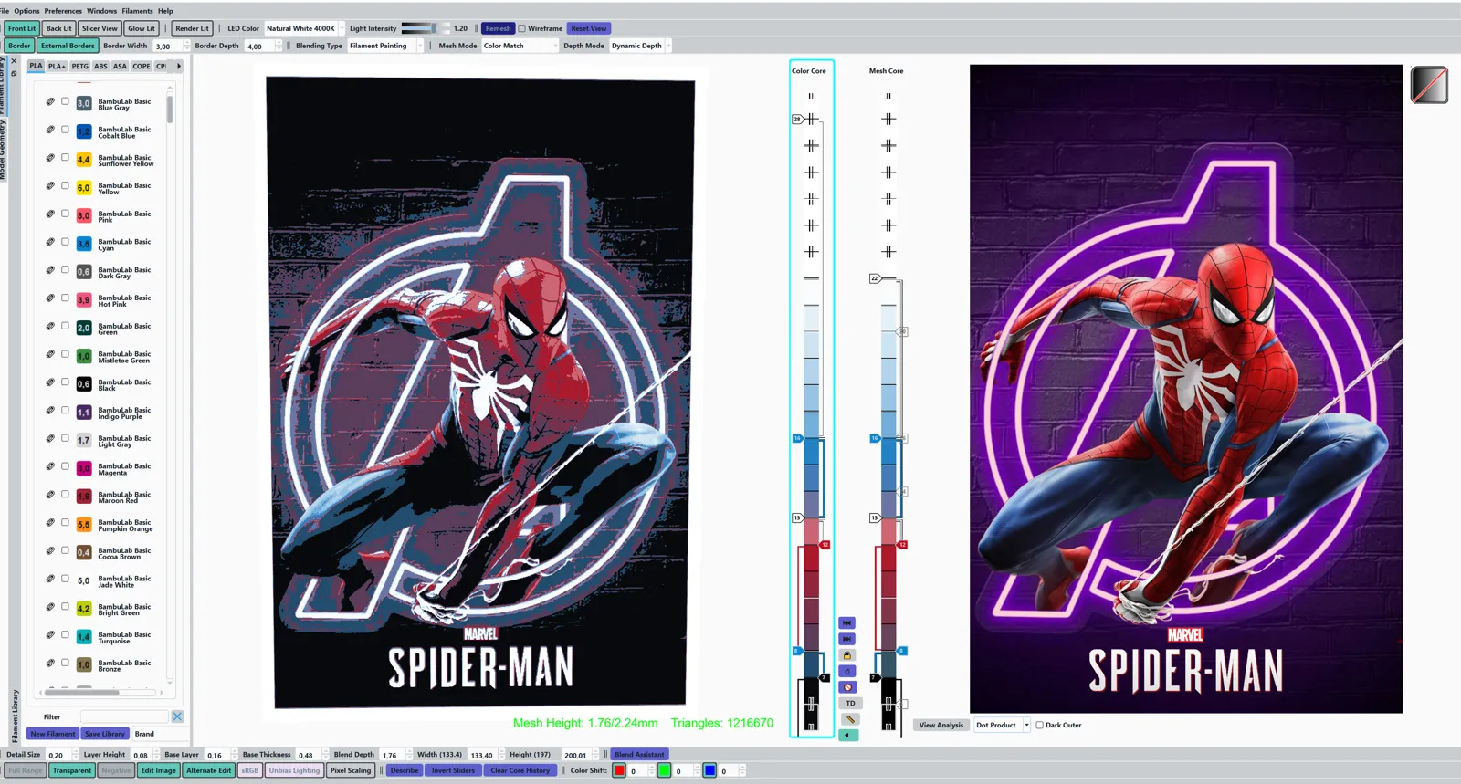 spider man hueforge