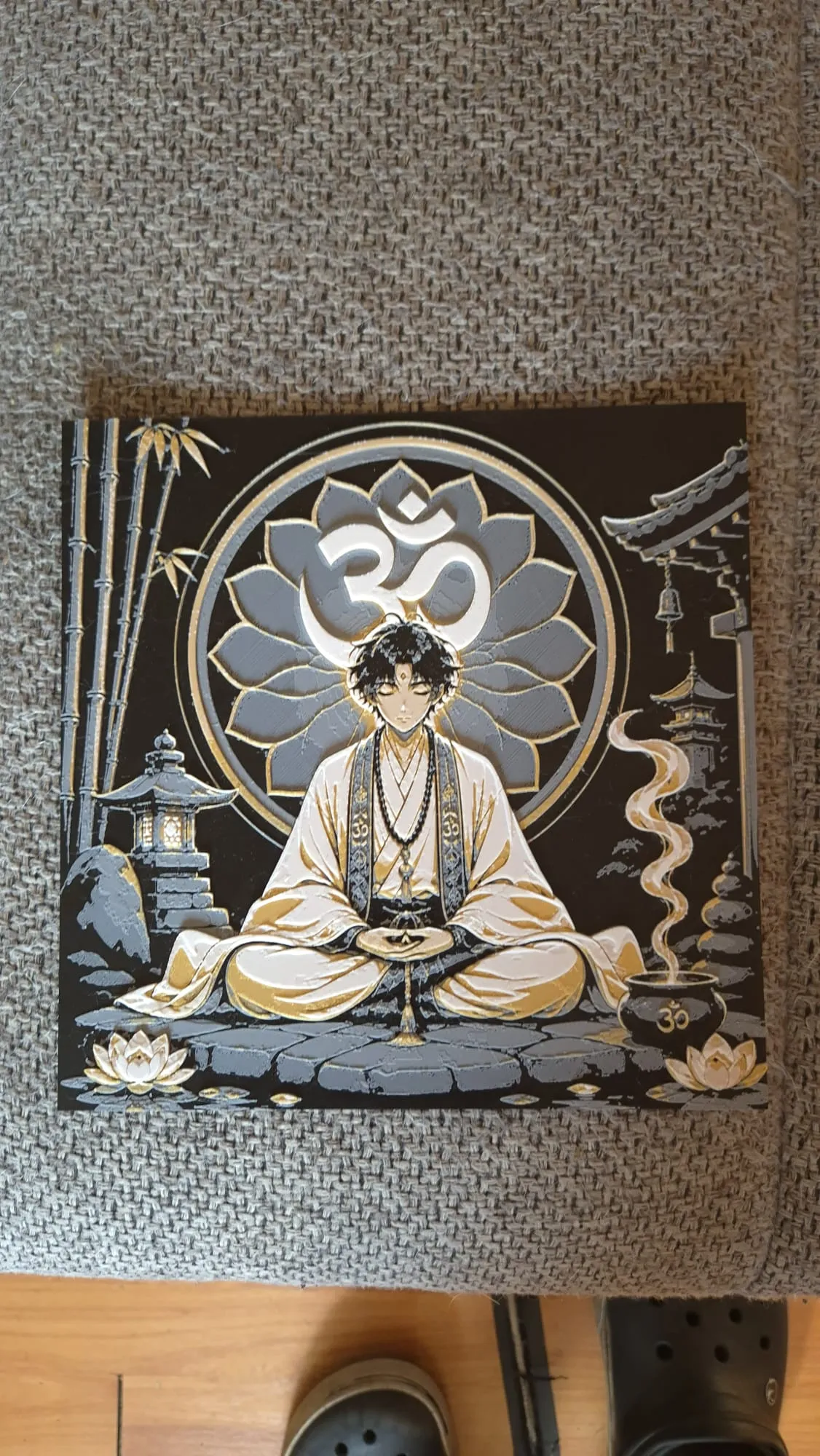 Anime Zen - HueForge Wall Art