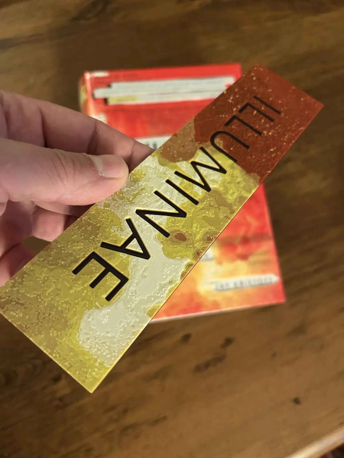 Bookmark for the book "ILLUMINAE"