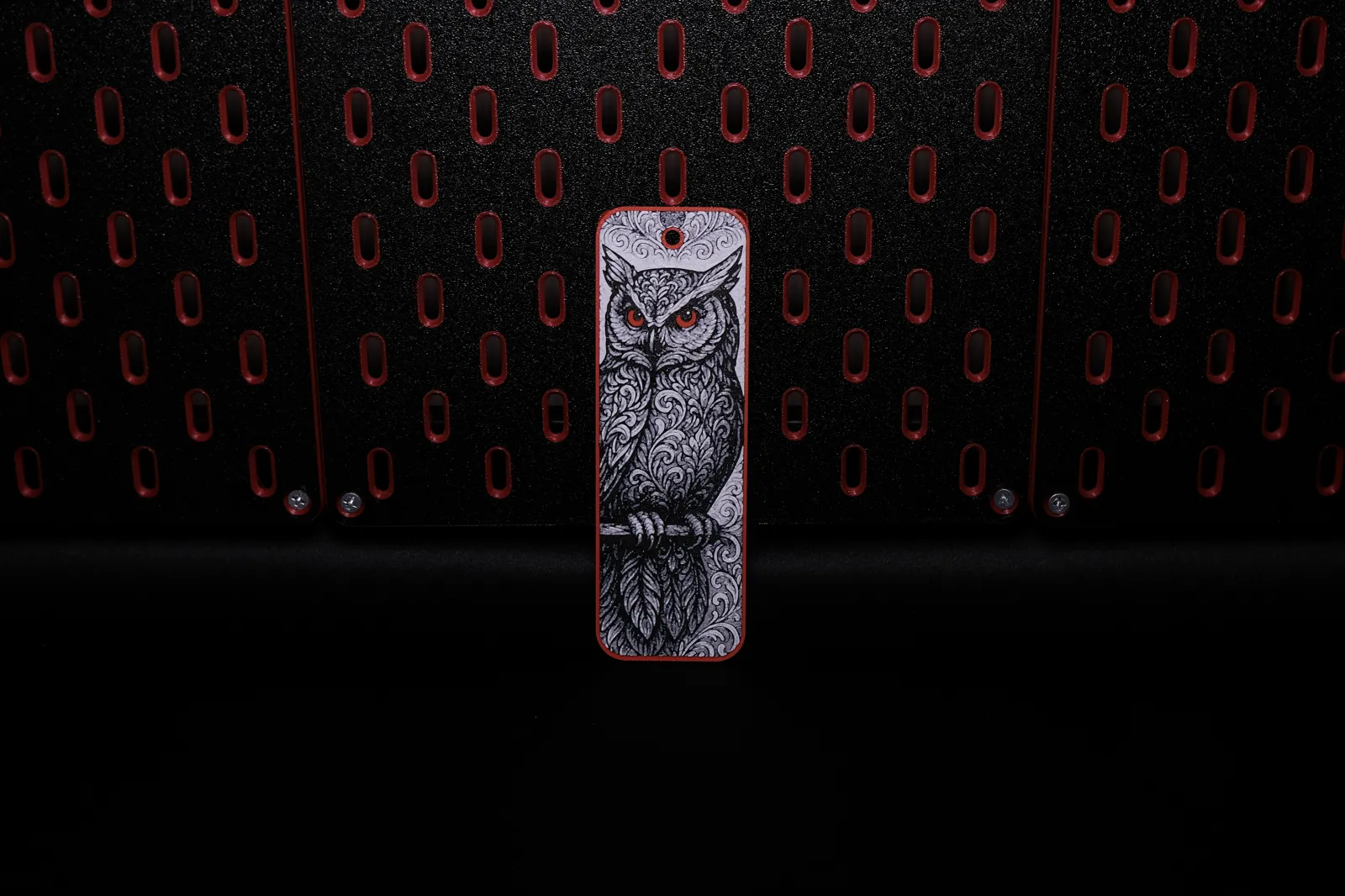 Ornamental Owl - Hueforge Bookmark