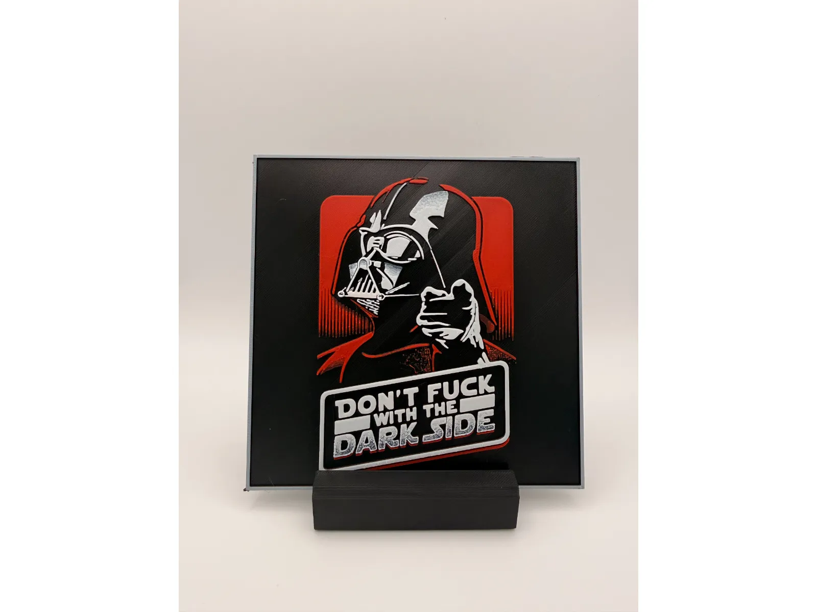Darth Vader Dark Side Hueforge Sign