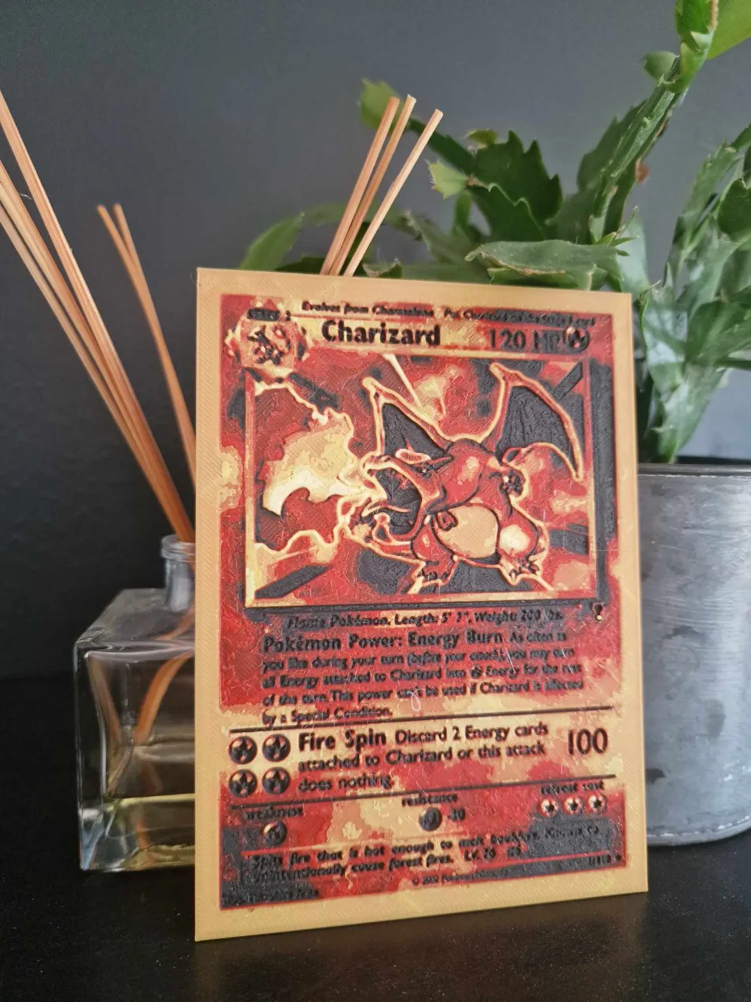 Charizard Pokemon Card - Hueforge