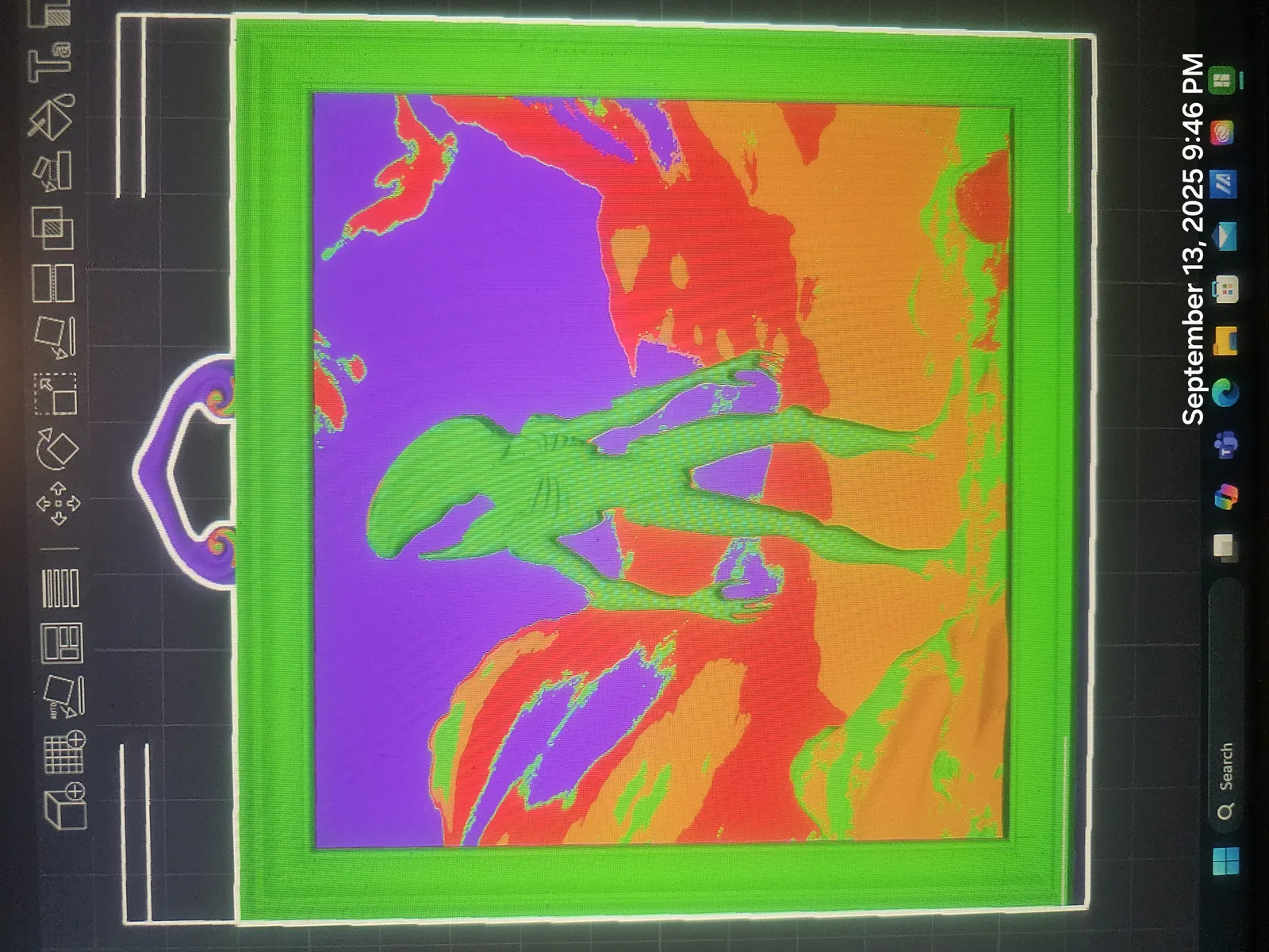 Psychedelic Alien Mini Art
