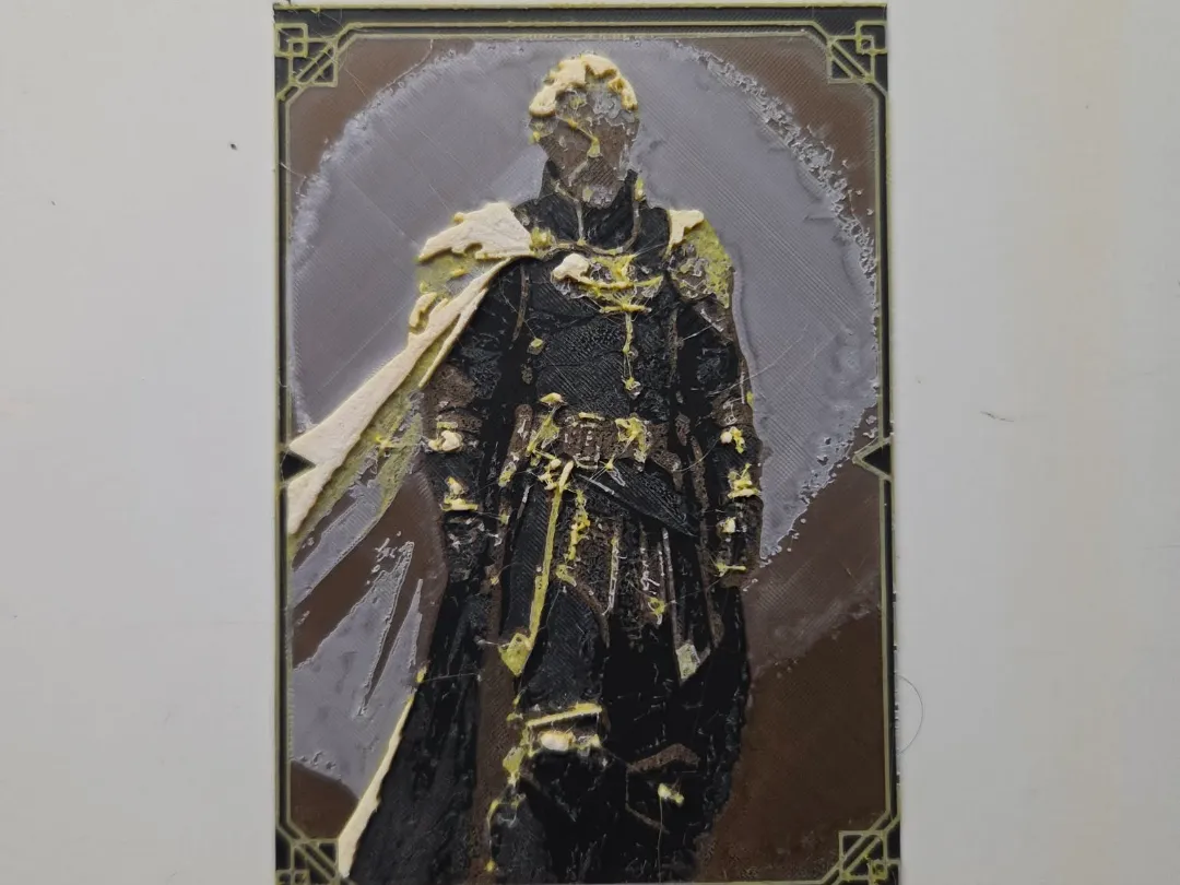 Male Knight dnd card hueforge for dm screen