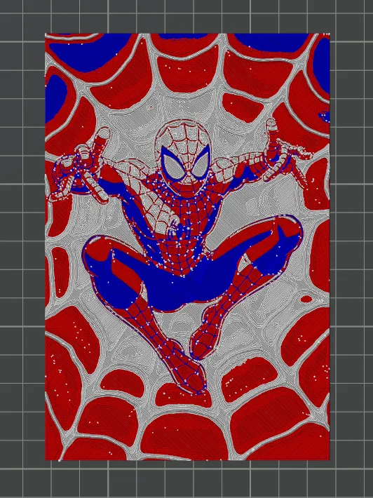 Spiderman Hueforge