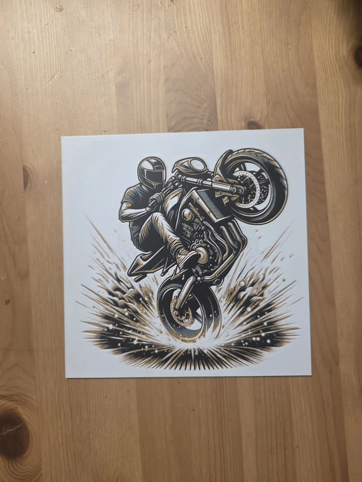 Motorbike Hueforge