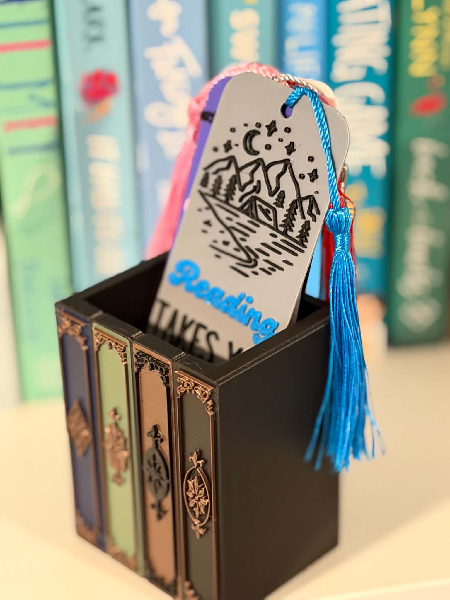 Antique Books Bookmark Holder | Library Bookcase