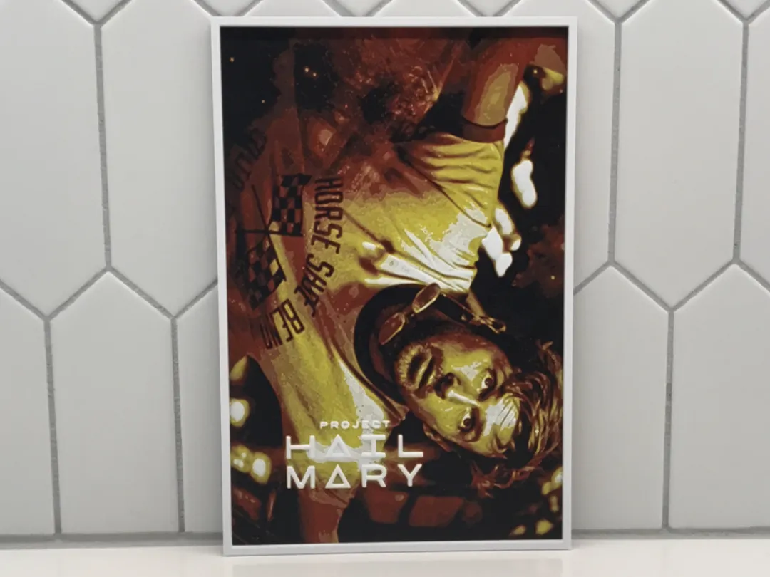 Project Hail Mary Movie Cover #3 HueForge