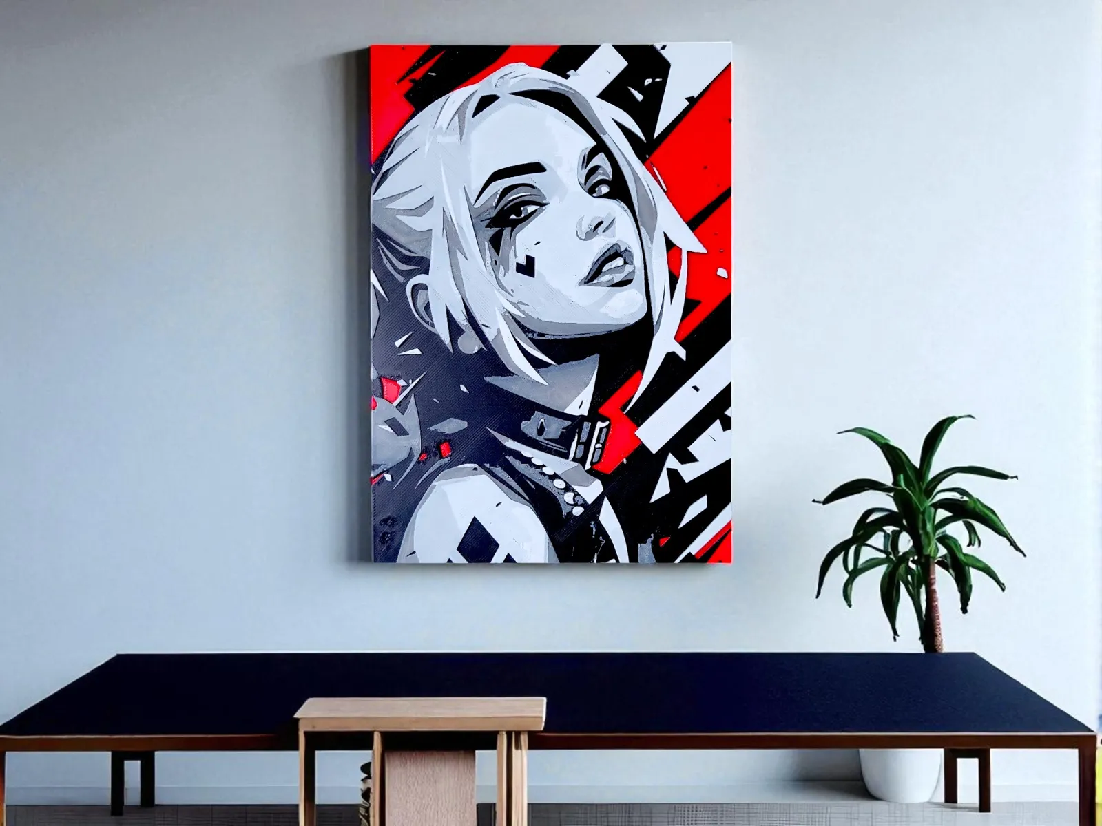 Hueforge Harley Quinn