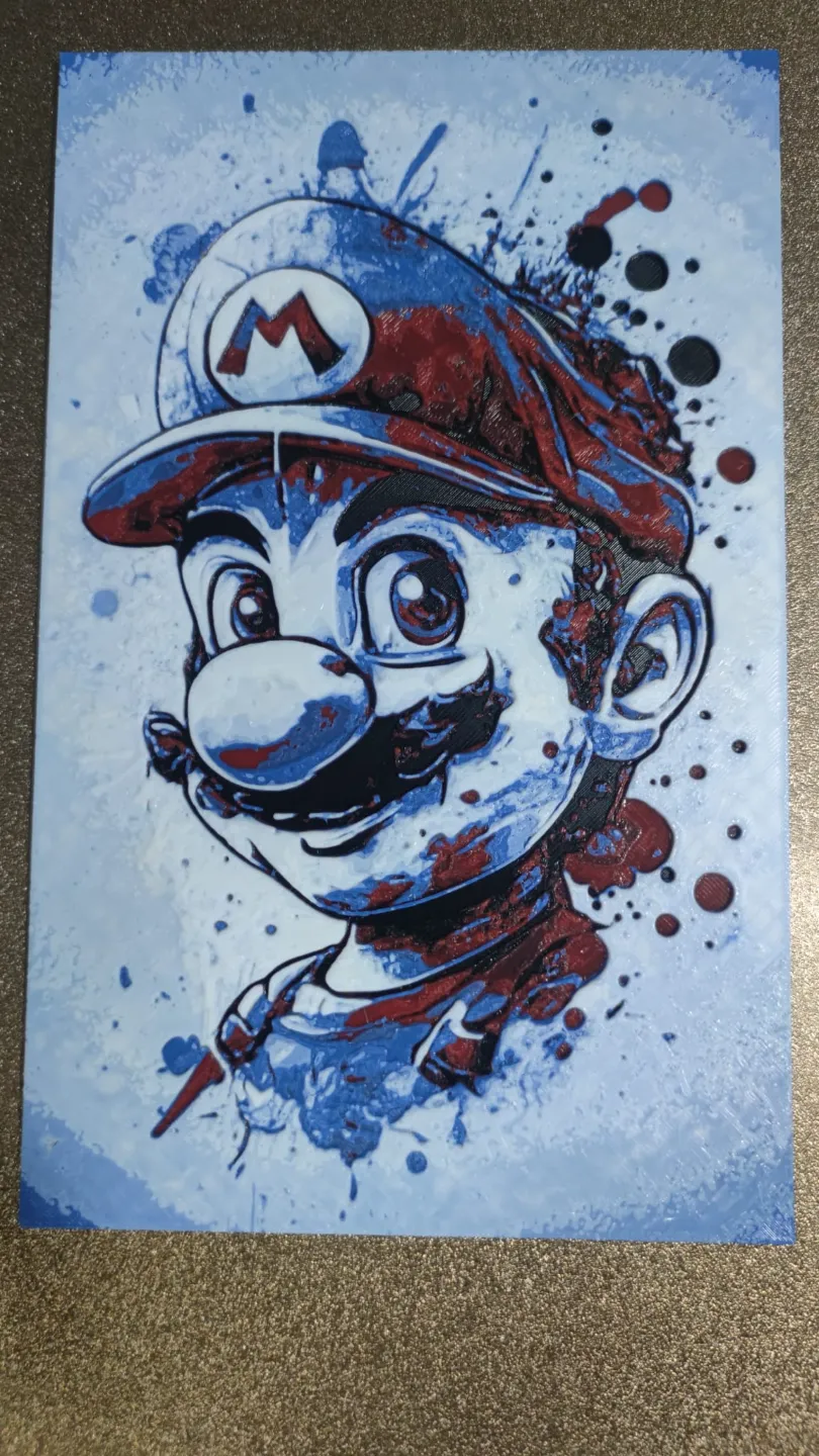 super mario painting (HueForge)