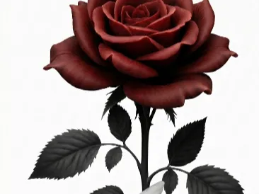 rose fond blanc