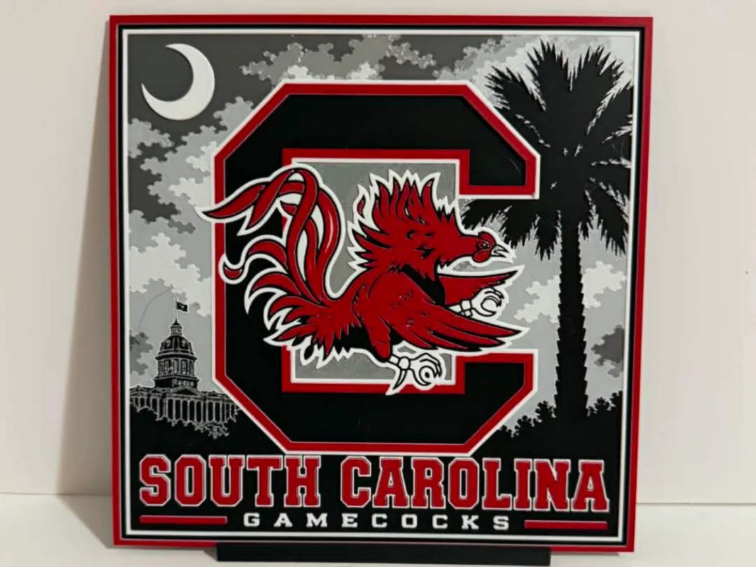South Carolina Gamecocks Hueforge