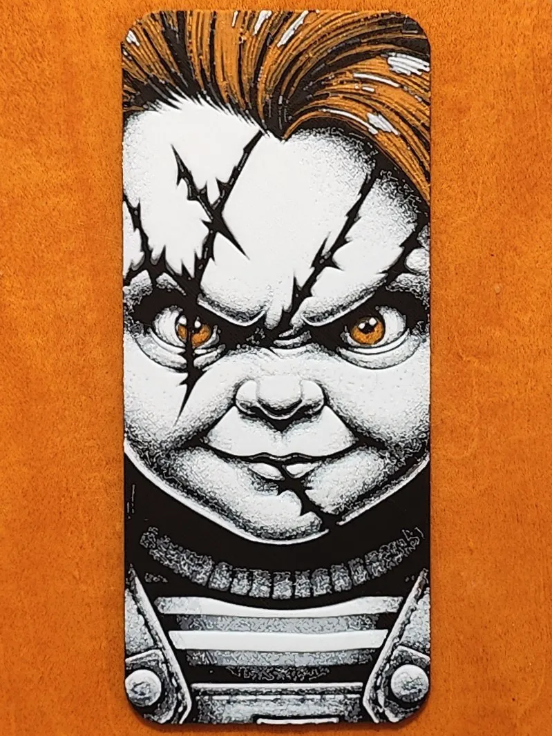 Chucky Bookmark - Hueforge