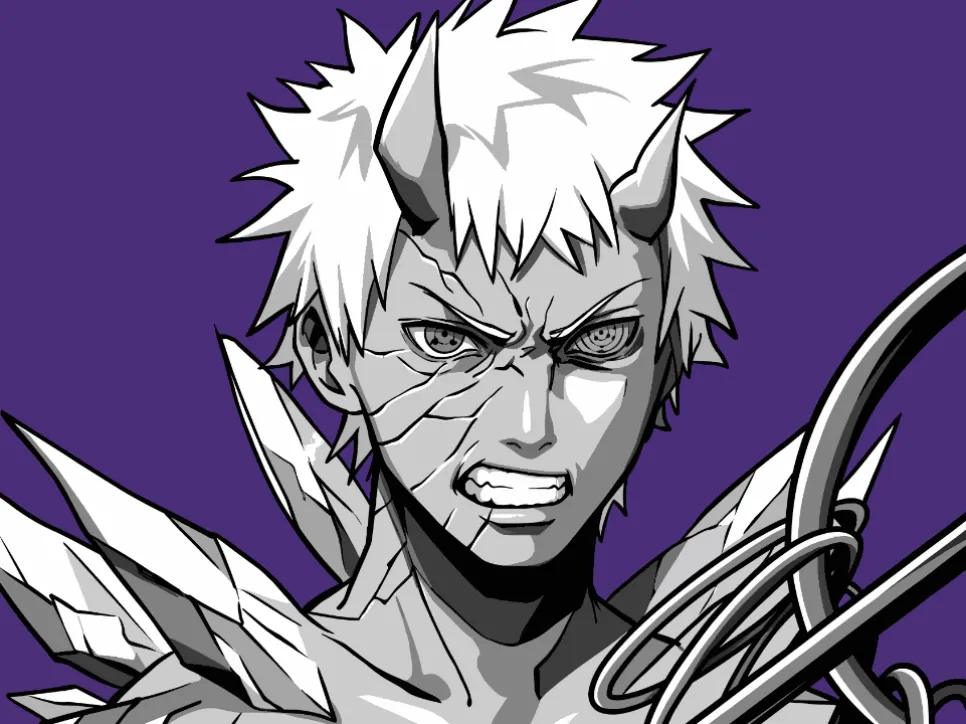 Obito Six Paths - HueForge | Naruto Shippuden