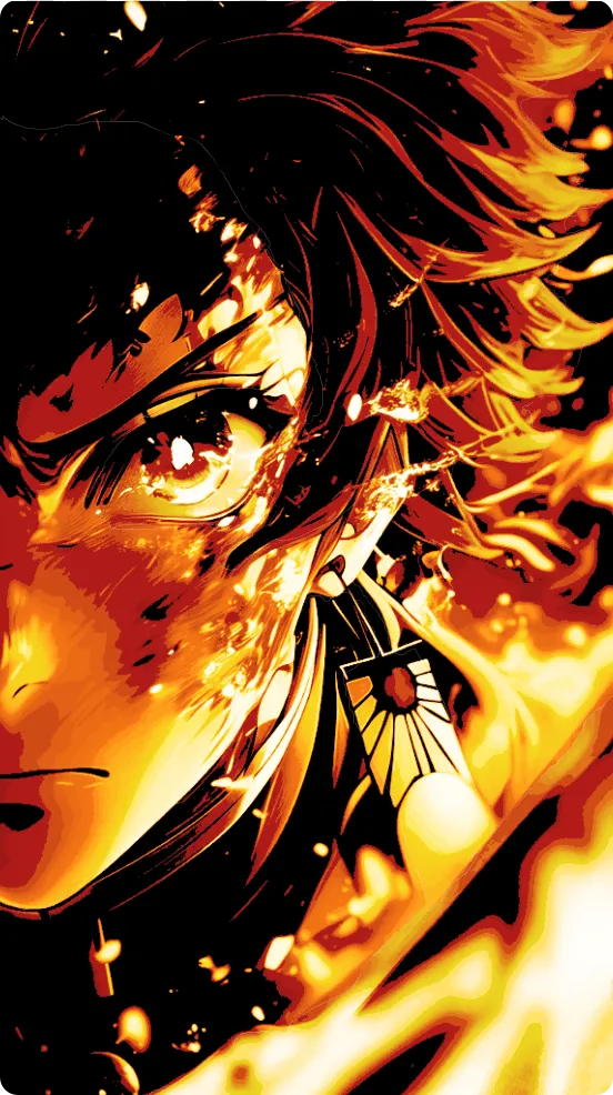 鬼灭之刃炭治郎版画_Demon Slayer: Tanjiro Edition Print