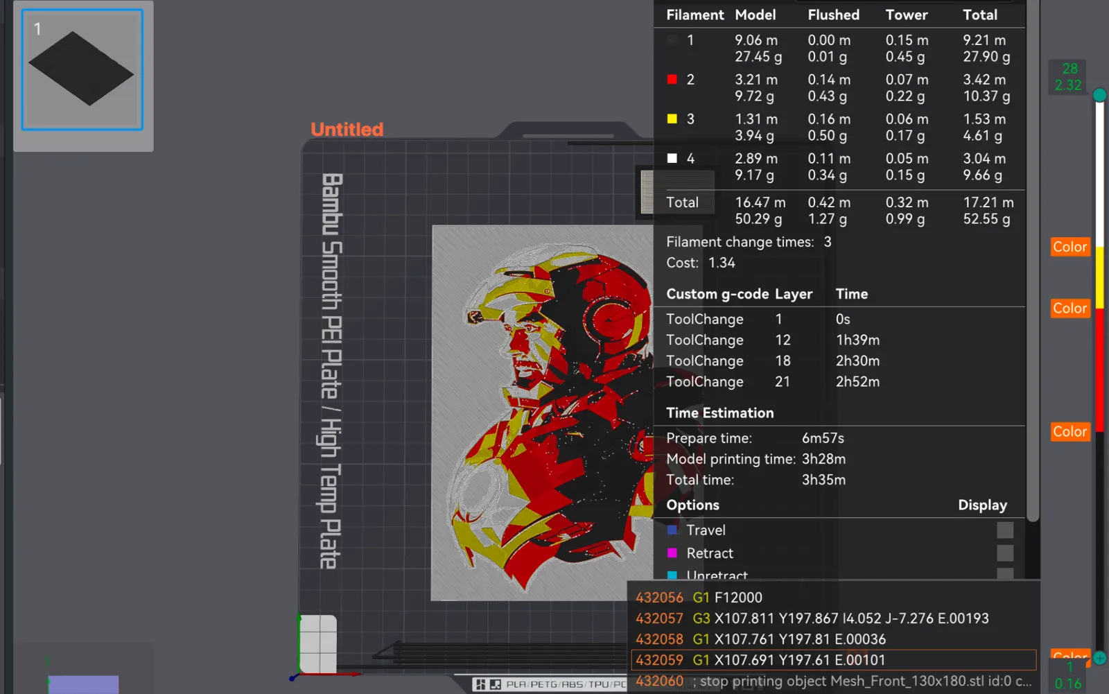 HueForge - Iron Man - „Tony“ Stark