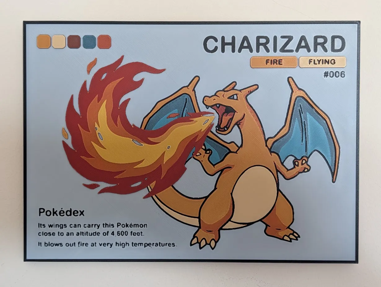 Charizard Hueforge & Frame