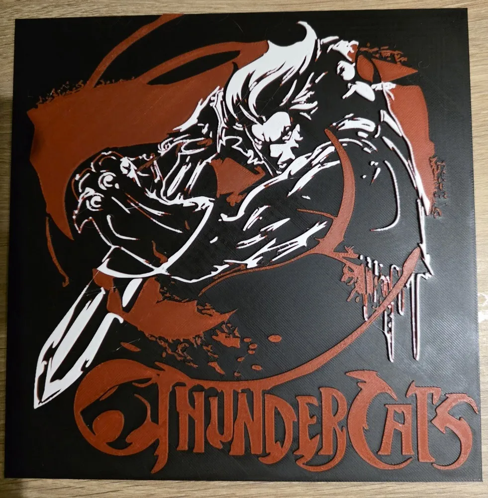 Lion-O ThunderCats - Retro Comic (HueForge)