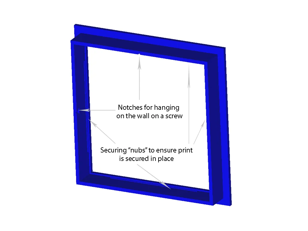 Hueforge Frame - EasyFrame v2 - Many Sizes/Borders