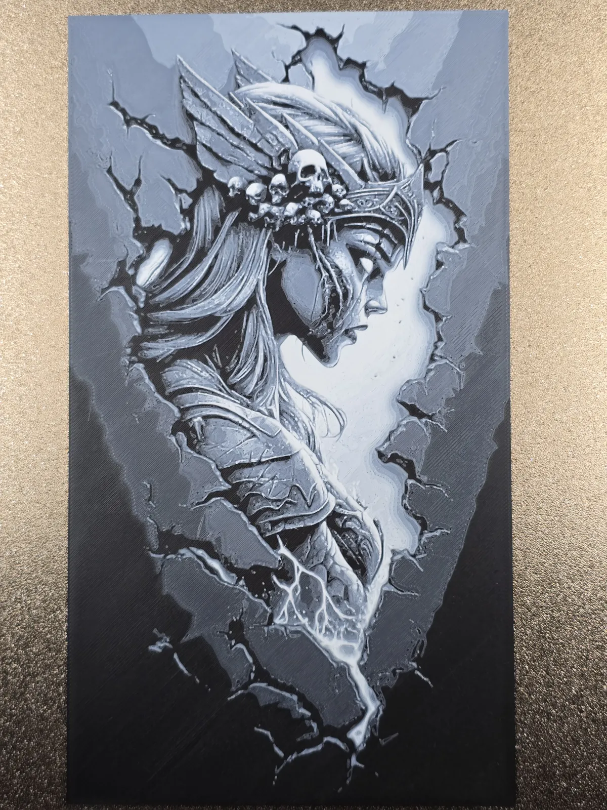 Valkyrie Warrior Wall Art & Frame Set