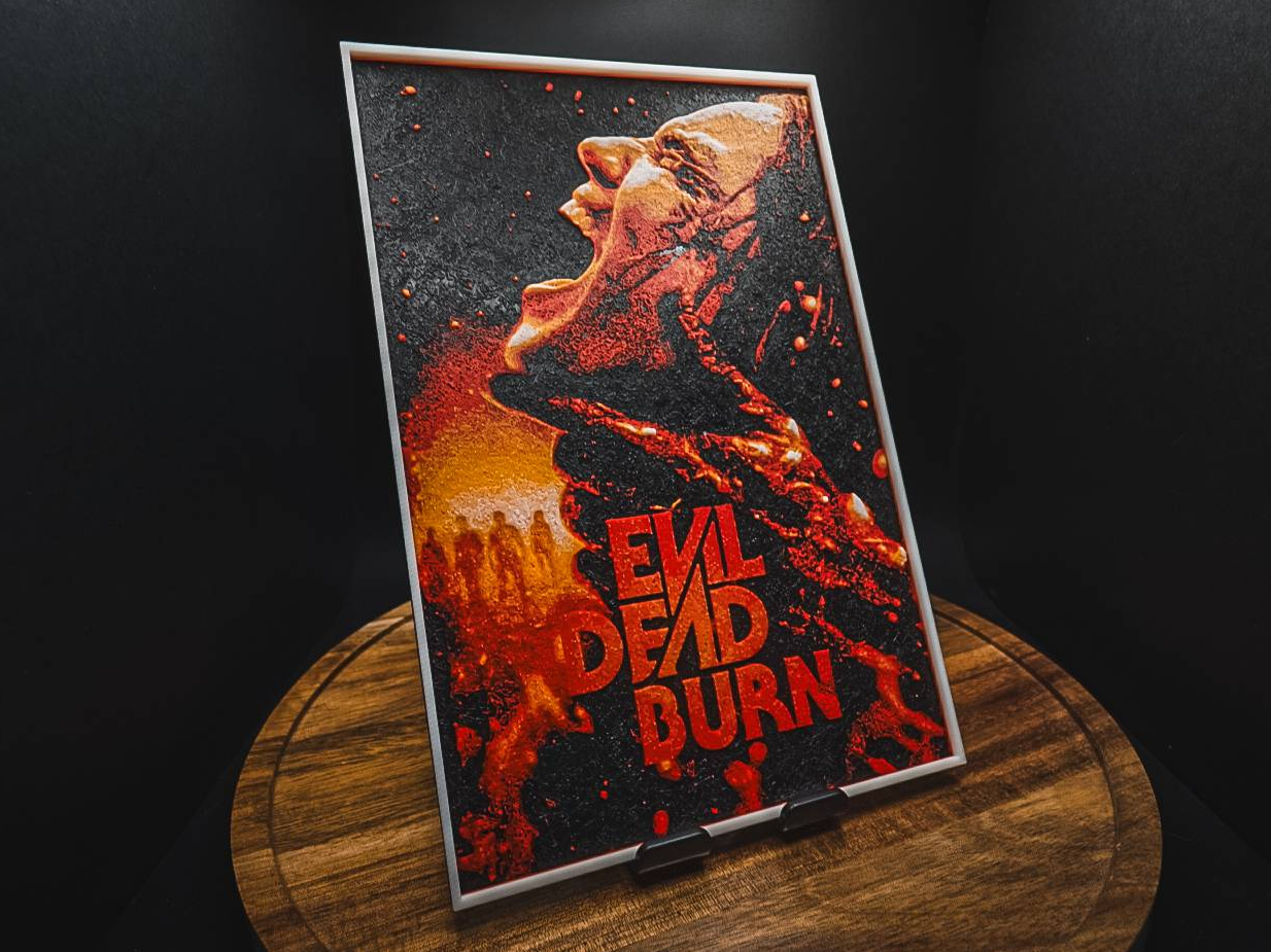 Evil Dead Burn (Movie Poster - HueForge)