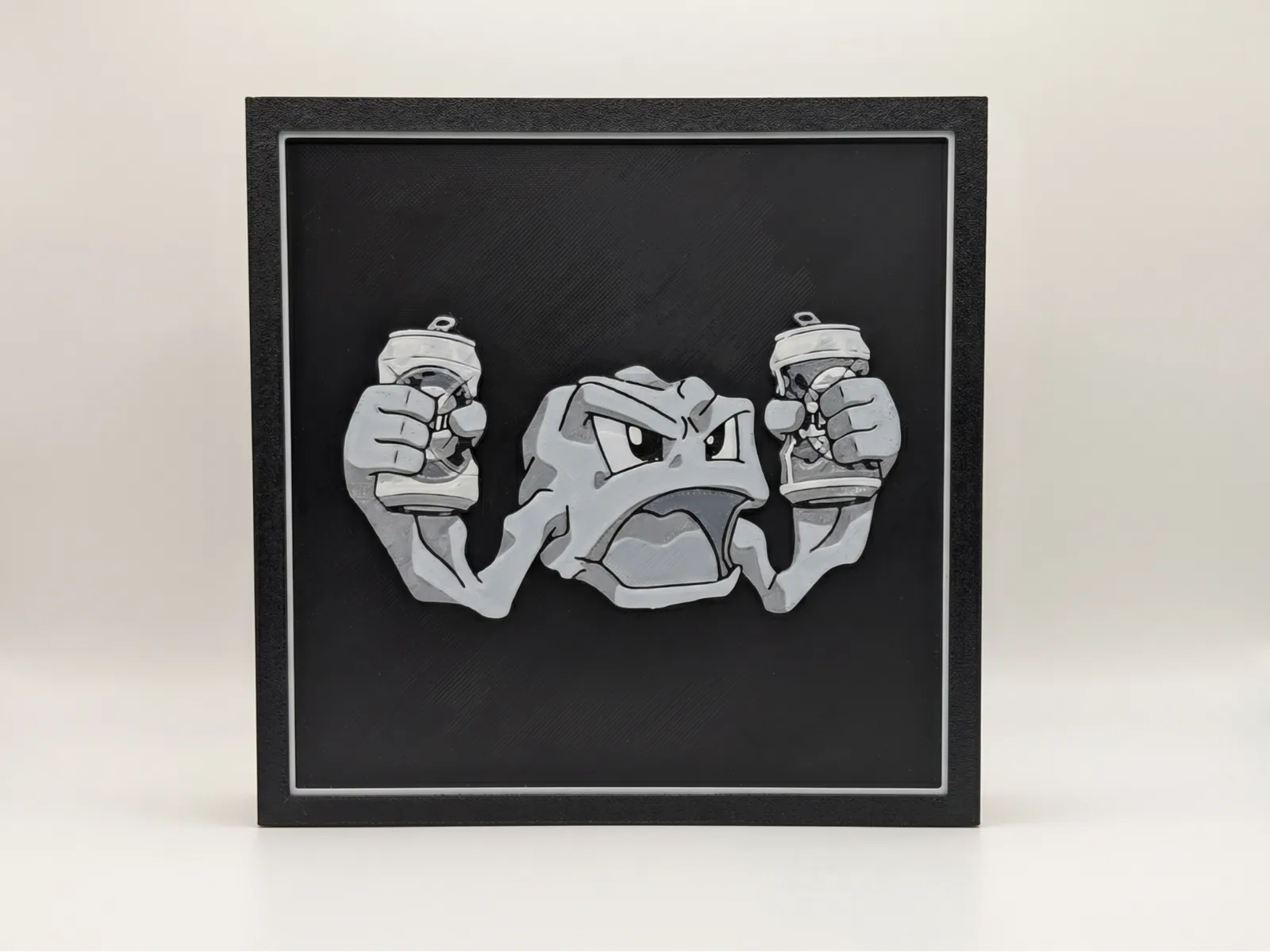 Geodude Crushin' It - Hueforge