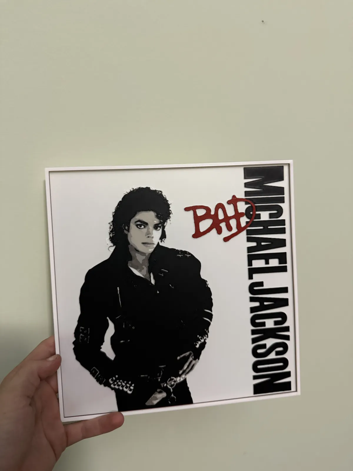 Michael Jackson Bad Album Cover Hueforge