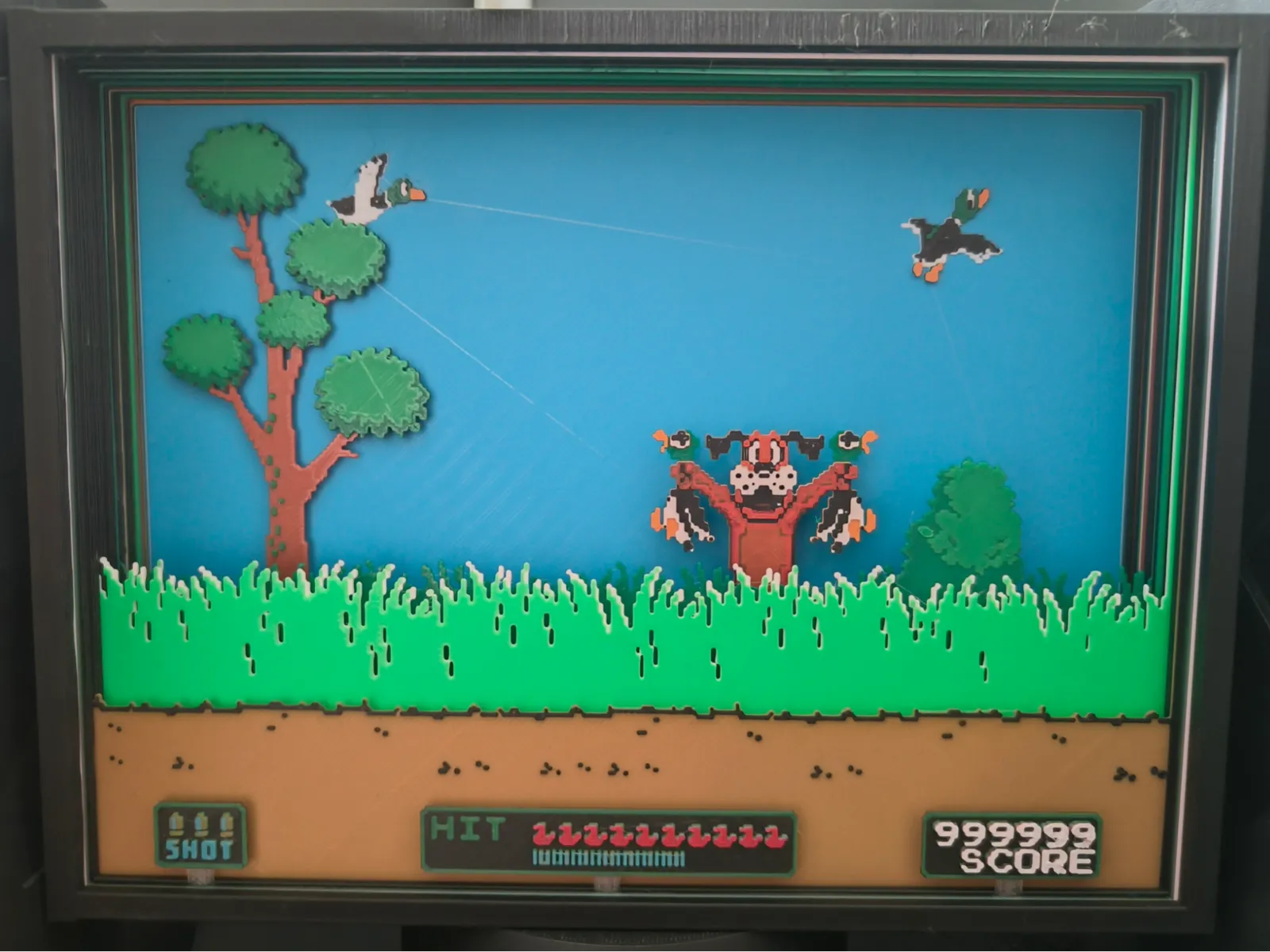 Duck Hunt Shadowbox
