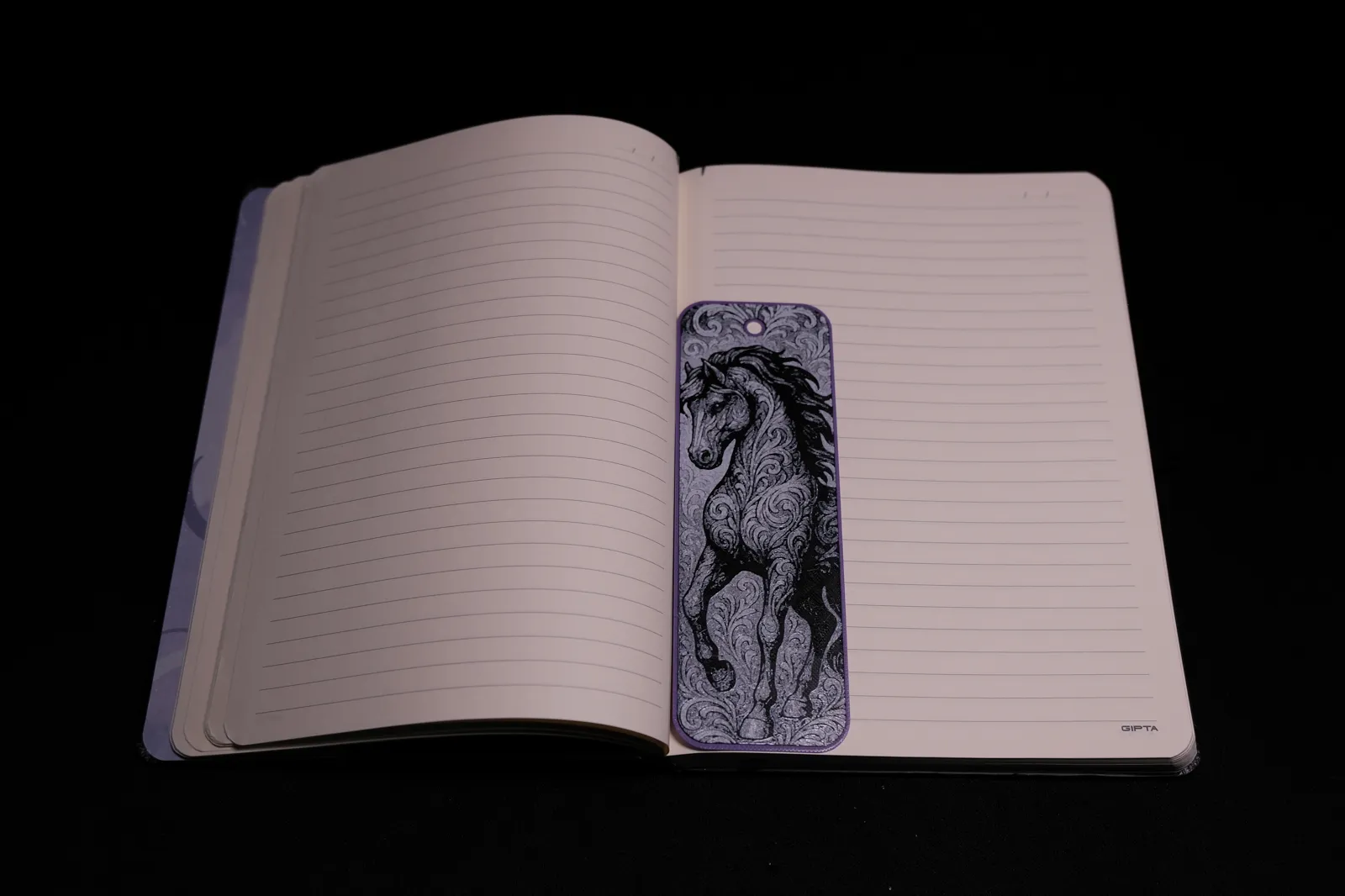 Ornamental Horse - Hueforge Bookmark