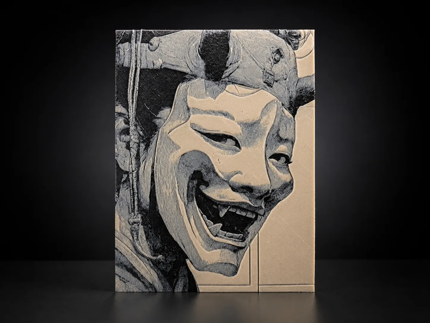 Oni Warrior – Layered HueForge Artwork