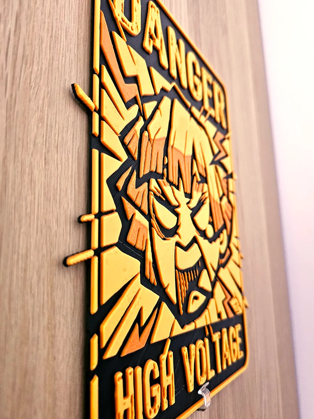 Zenitsu "HIGH VOLTAGE" - Door Poster (HueForge)
